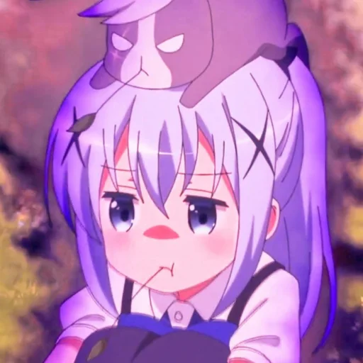 🌷 Стикер «kαfuu chino» для Telegram