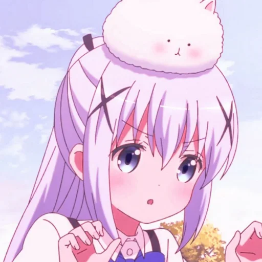 🌷 Стикер «kαfuu chino» для Telegram