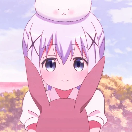 🌷 Стикер «kαfuu chino» для Telegram