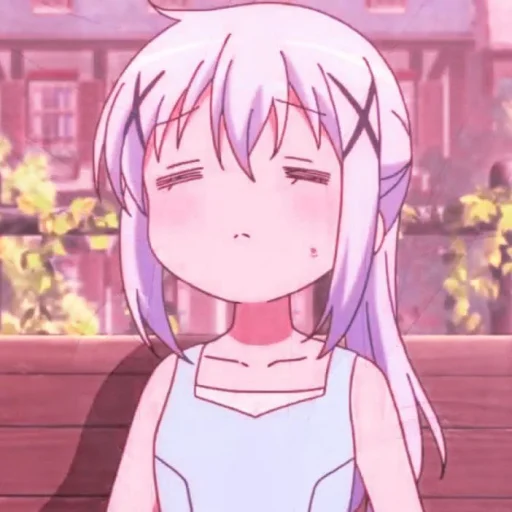🌷 Стикер «kαfuu chino» для Telegram
