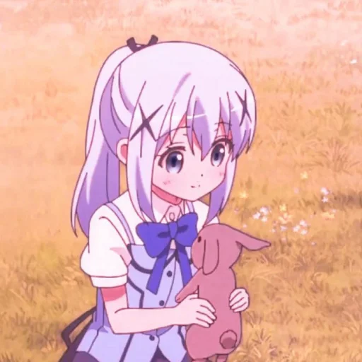 🌷 Стикер «kαfuu chino» для Telegram