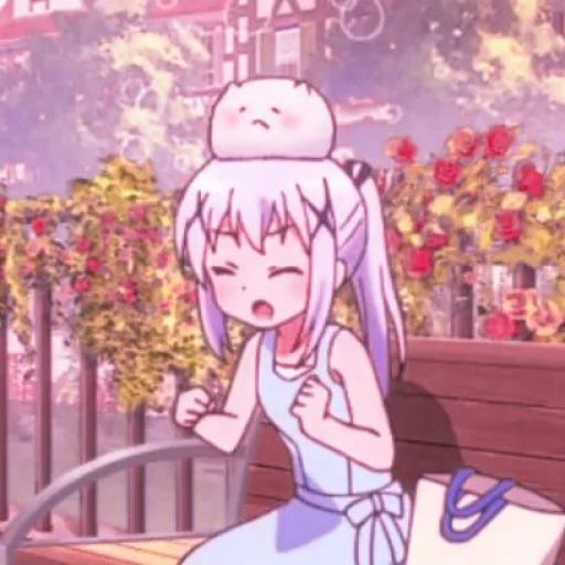 🌷 Стикер «kαfuu chino» для Telegram