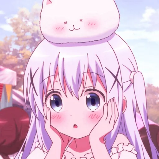 🌷 Стикер «kαfuu chino» для Telegram