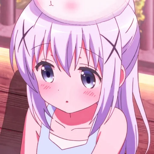 🌷 Стикер «kαfuu chino» для Telegram