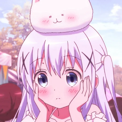 🌷 Стикер «kαfuu chino» для Telegram