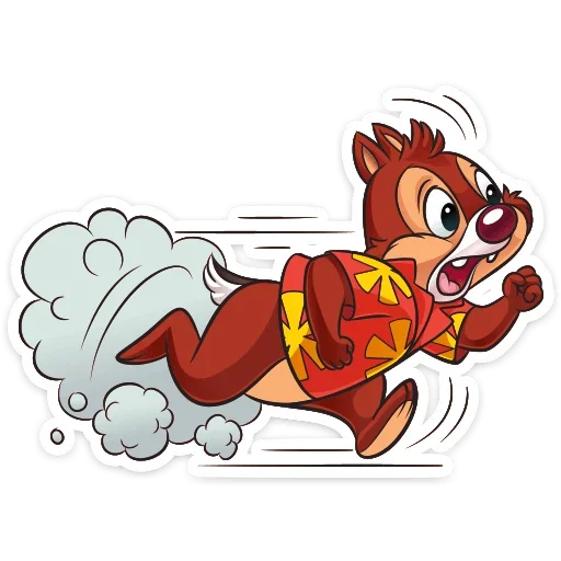 🏃‍♂️ Стикер «Чип и Дейл спешат на помощь&;» для Telegram
