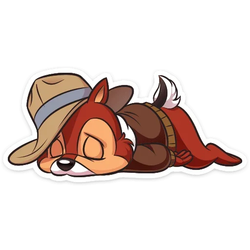 😰 Стикер «Чип и Дейл спешат на помощь&;» для Telegram