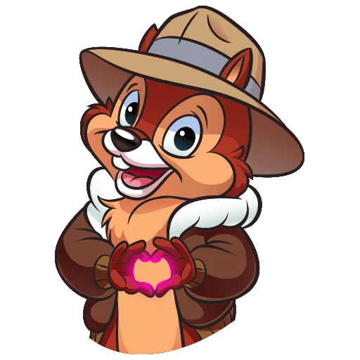 ❤️ Стикер «Чип и Дейл» для Telegram