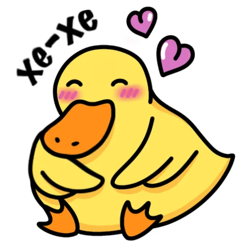 ☺️ Стикер «Утка Чиппи» для Telegram