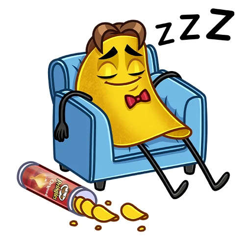 💤 Стикер «Мистер Чипс» для Telegram