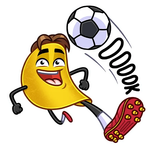 ⚽️ Стикер «Мистер Чипс» для Telegram