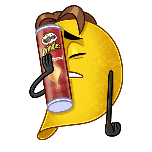 🤦‍♀️ Стикер «Мистер Чипс» для Telegram