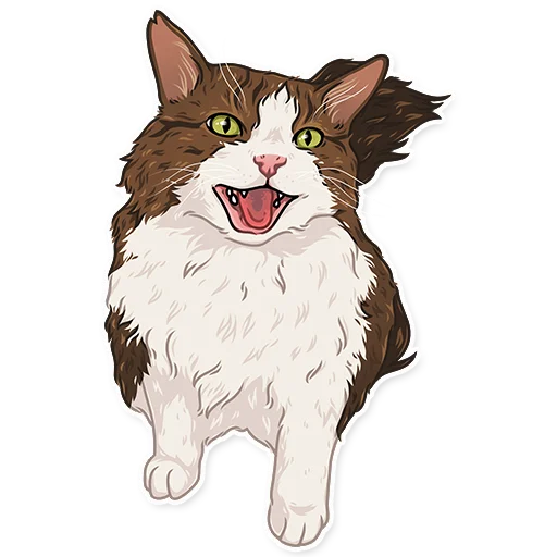 😾 Стикер «МоиКоты» для Telegram
