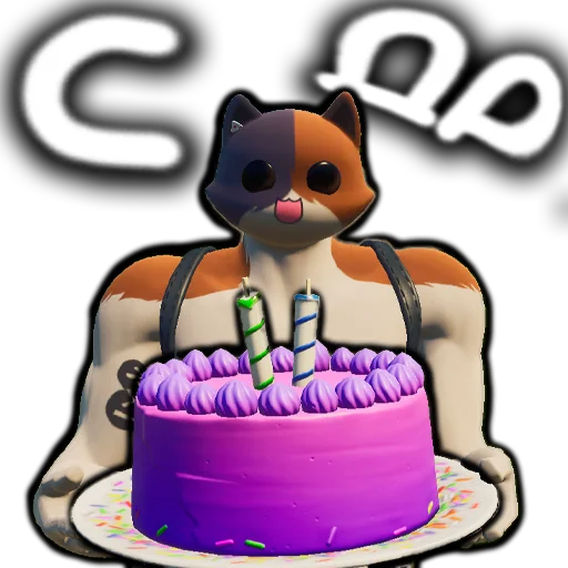 🥳 Стикер «ChipsCat» для Telegram