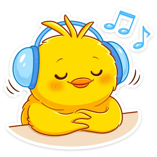 🎧 Стикер «Чубчик» для Telegram