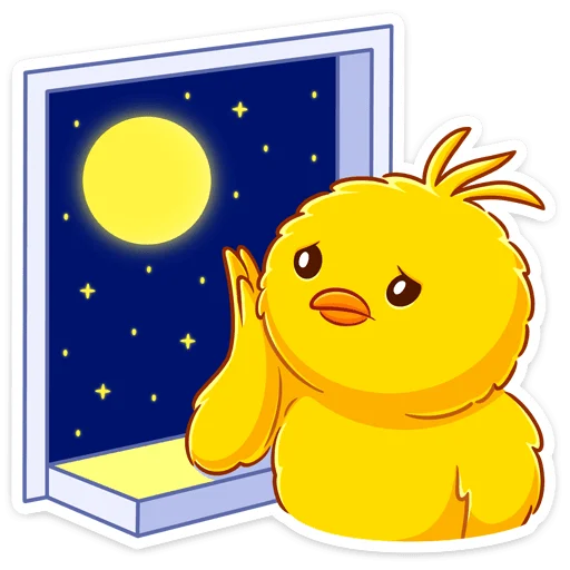 🐤 Стикер «Чубчик» для Telegram