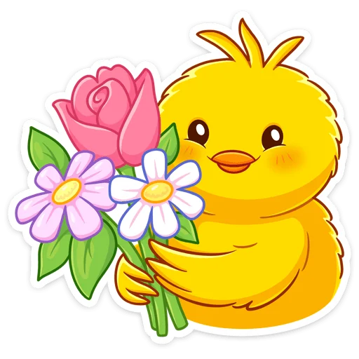 🌹 Стикер «Чубчик» для Telegram