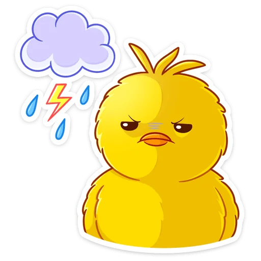 😠 Стикер «Чубчик» для Telegram