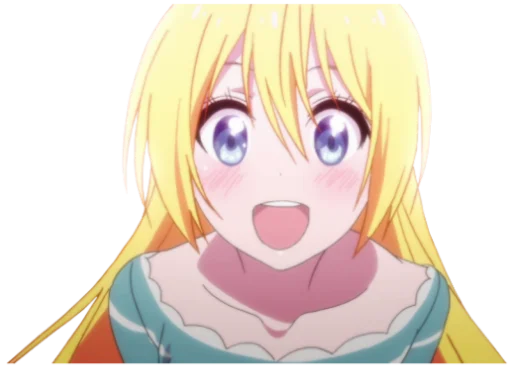 😮 Стикер «Chitoge (Nisekoi)» для Telegram