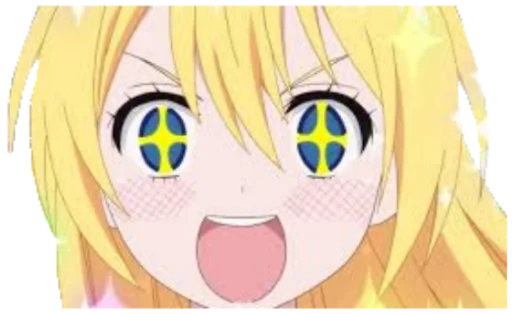 🤩 Стикер «Chitoge (Nisekoi)» для Telegram