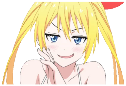 😏 Стикер «Chitoge (Nisekoi)» для Telegram