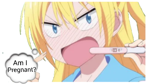 🤰 Стикер «Chitoge (Nisekoi)» для Telegram