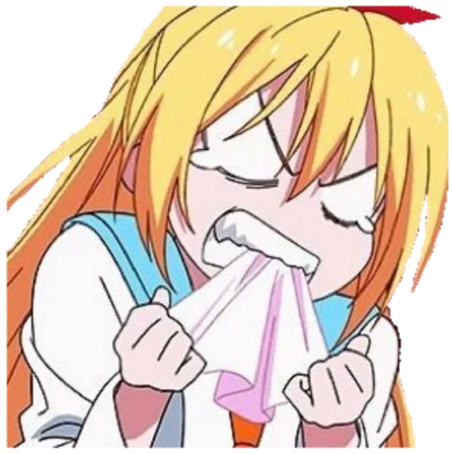 😈 Стикер «Chitoge (Nisekoi)» для Telegram