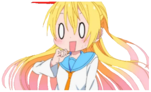 🤯 Стикер «Chitoge (Nisekoi)» для Telegram