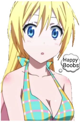 💙 Стикер «Chitoge (Nisekoi)» для Telegram