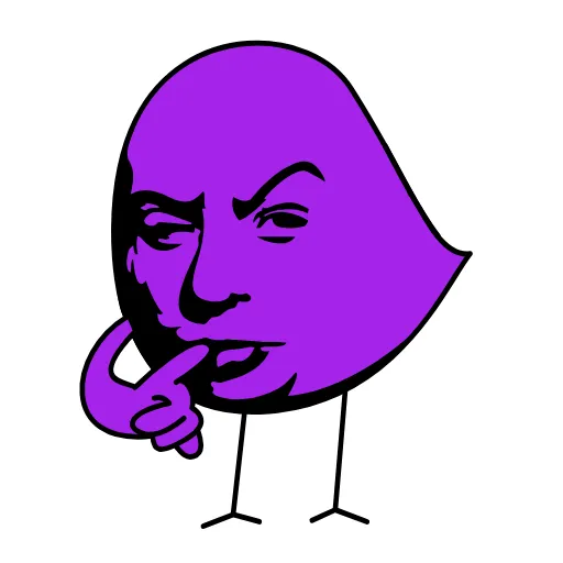 😈 Стикер «чык чырык» для Telegram