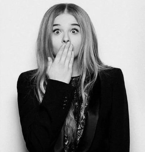🤐 Стикер «chloe grace moretz» для Telegram