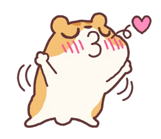 😘 Стикер «Chloe the Hamster» для Telegram