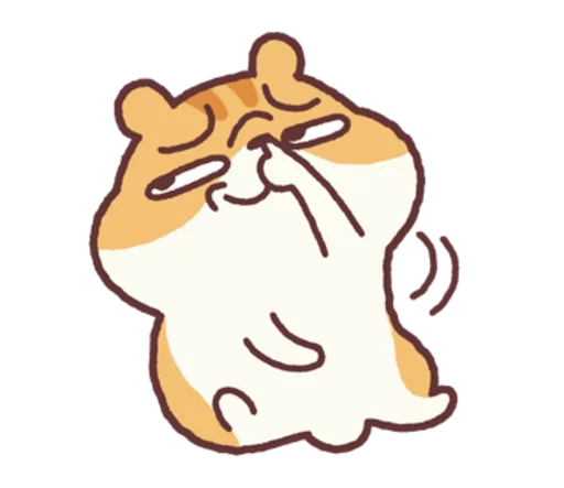 😒 Стикер «Chloe the Hamster» для Telegram