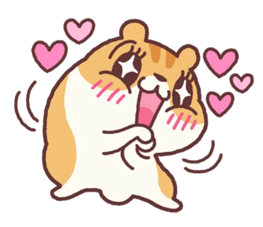 😍 Стикер «Chloe the Hamster» для Telegram