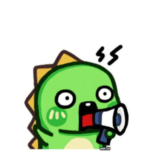 😵 Стикер «Chobosaurus» для Telegram