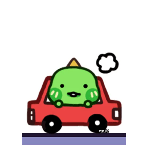 🚗 Стикер «Chobosaurus» для Telegram