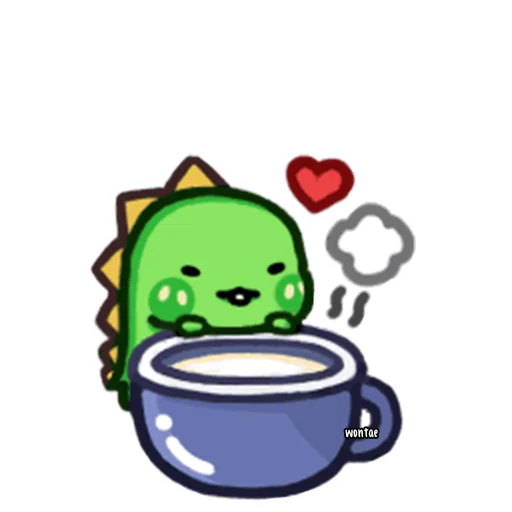 ☕️ Стикер «Chobosaurus» для Telegram