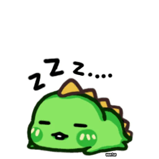 😴 Стикер «Chobosaurus» для Telegram
