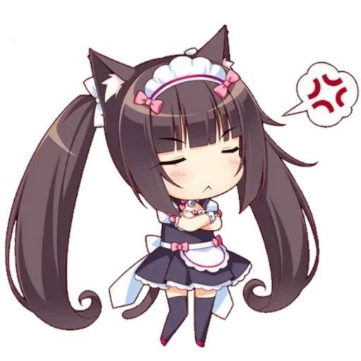 💢 Стикер «Chocola» для Telegram