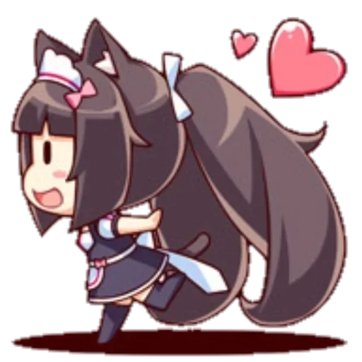🚶‍♀️ Стикер «Chocola» для Telegram