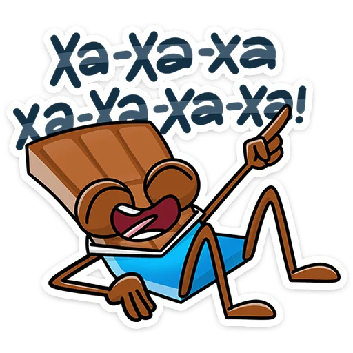 Стикер 20 Чоко тает