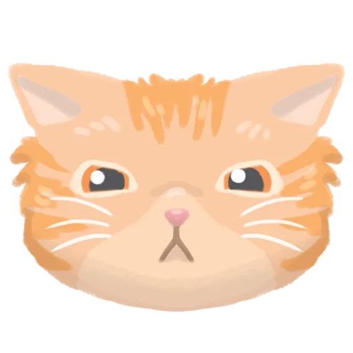 Стикерпак Chonky Orenji Mood для Telegram