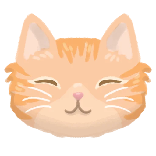 😊 Стикер «Chonky Orenji Mood» для Telegram