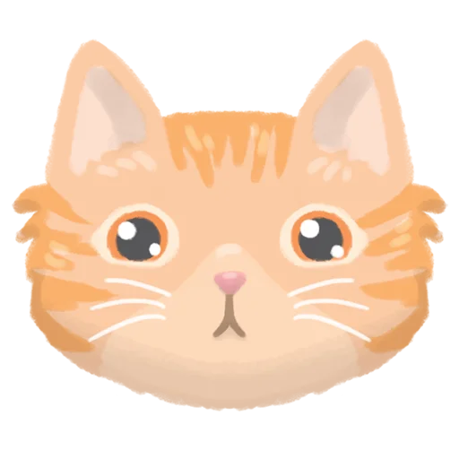 😐 Стикер «Chonky Orenji Mood» для Telegram