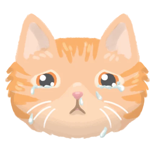 😭 Стикер «Chonky Orenji Mood» для Telegram