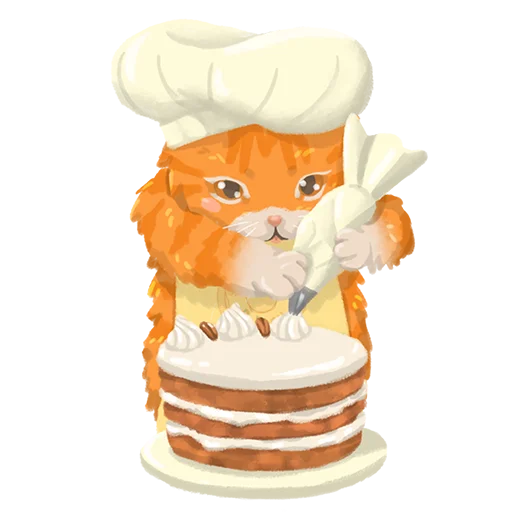 🎂 Стикер «Chonky Orenji Mood» для Telegram
