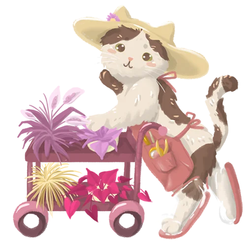 🌱 Стикер «Chonky Orenji Mood» для Telegram