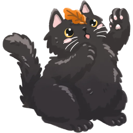 🍁 Стикер «Chonky Orenji Mood» для Telegram