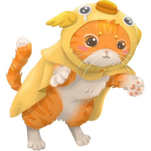 ☔ Стикер «Chonky Orenji Mood» для Telegram