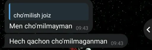 🤢 Стикер «cho&;qintoy» для Telegram